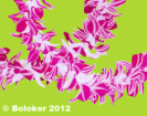 Judd Boloker Double Orchid Lei Print